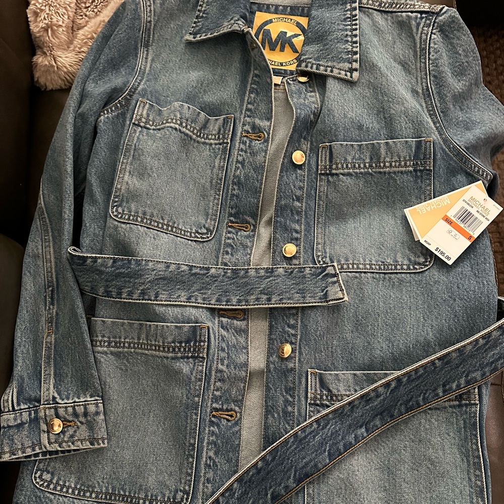 Michael Kors Blue Jean Jacket